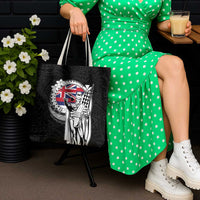 Hawaii King Kamehameha Tote Bag Flag Polynesian Pattern