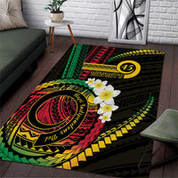 Vanuatu Independence Day Area Rug Yumi 46th Hapi Indipendens Dei LT01 Black - Polynesian Pride