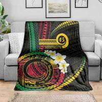 Vanuatu Independence Day Blanket Yumi 45th Hapi Indipendens Dei LT01