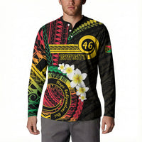 Vanuatu Independence Day Button Sweatshirt Yumi 46th Hapi Indipendens Dei LT01 - Polynesian Pride