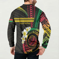 Vanuatu Independence Day Button Sweatshirt Yumi 46th Hapi Indipendens Dei LT01 - Polynesian Pride