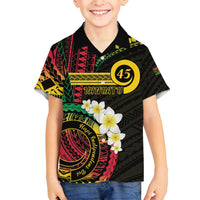 Vanuatu Independence Day Family Matching Summer Maxi Dress and Hawaiian Shirt Yumi 45th Hapi Indipendens Dei LT01