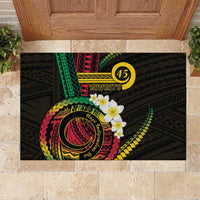 Vanuatu Independence Day Rubber Doormat Yumi 45th Hapi Indipendens Dei LT01