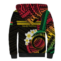 Vanuatu Independence Day Sherpa Hoodie Yumi 46th Hapi Indipendens Dei LT01 - Polynesian Pride