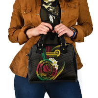 Vanuatu Independence Day Shoulder Handbag Yumi 46th Hapi Indipendens Dei LT01 - Polynesian Pride