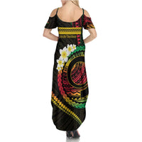 Vanuatu Independence Day Summer Maxi Dress Yumi 45th Hapi Indipendens Dei LT01