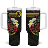 Vanuatu Independence Day Tumbler With Handle Yumi 45th Hapi Indipendens Dei LT01
