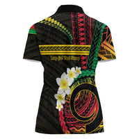 Vanuatu Independence Day Women Polo Shirt Yumi 46th Hapi Indipendens Dei LT01 - Polynesian Pride
