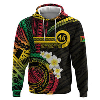 Vanuatu Independence Day Zip Hoodie Yumi 46th Hapi Indipendens Dei LT01 Pullover Hoodie Black - Polynesian Pride