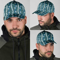 Pikake Maile Tiare Lei Classic Cap Polu Lauhala Pattern