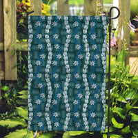Pikake Maile Tiare Lei Garden Flag Polu Lauhala Pattern