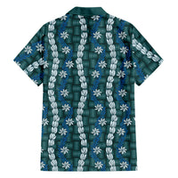 Pikake Maile Tiare Lei Hawaiian Shirt Polu Lauhala Pattern