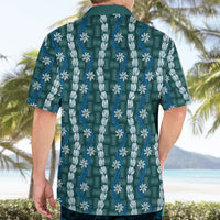 Pikake Maile Tiare Lei Hawaiian Shirt Polu Lauhala Pattern