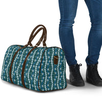 Pikake Maile Tiare Lei Travel Bag Polu Lauhala Pattern