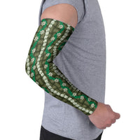 Pikake Maile Tiare Lei Arm Sleeves Omaomao Lauhala Pattern