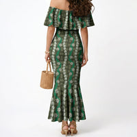 Pikake Maile Tiare Lei Mermaid Dress Omaomao Lauhala Pattern LT01 - Polynesian Pride