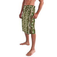 Pikake Maile Tiare Lei Lavalava Natural Lauhala Pattern