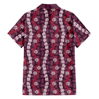Pikake Maile Tiare Lei Hawaiian Shirt Akala Lauhala Pattern