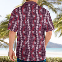 Pikake Maile Tiare Lei Hawaiian Shirt Akala Lauhala Pattern LT01 - Polynesian Pride