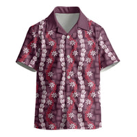 Pikake Maile Tiare Lei Kid Hawaiian Shirt Akala Lauhala Pattern LT01 - Polynesian Pride