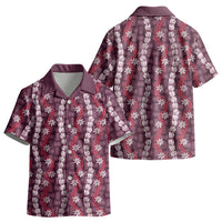Pikake Maile Tiare Lei Kid Hawaiian Shirt Akala Lauhala Pattern LT01 - Polynesian Pride