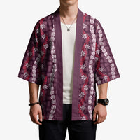 Pikake Maile Tiare Lei Kimono Akala Lauhala Pattern