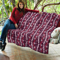 Pikake Maile Tiare Lei Quilt Akala Lauhala Pattern