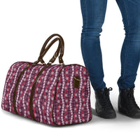 Pikake Maile Tiare Lei Travel Bag Akala Lauhala Pattern