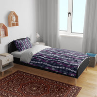 Pikake Maile Tiare Lei Bedding Set Poni Lauhala Pattern