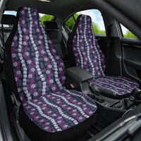 Pikake Maile Tiare Lei Car Seat Cover Poni Lauhala Pattern