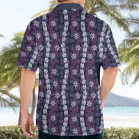 Pikake Maile Tiare Lei Hawaiian Shirt Poni Lauhala Pattern