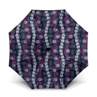Pikake Maile Tiare Lei Umbrella Poni Lauhala Pattern