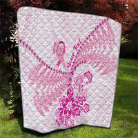 Personalised New Zealand Pink Fern Breast Cancer Quilt Polynesian Pattern LT01 - Polynesian Pride