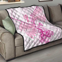 Personalised New Zealand Pink Fern Breast Cancer Quilt Polynesian Pattern LT01 - Polynesian Pride