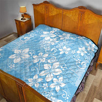 Fiji Tapa Pattern Quilt Plumeria Floral