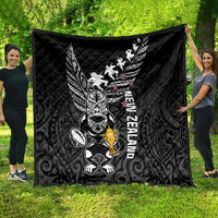New Zealand Silver Fern Rugby Quilt Aotearoa Champion 2023 World Cup LT01 - Polynesian Pride