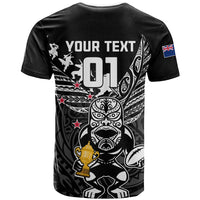 Custom New Zealand Silver Fern Rugby T Shirt Aotearoa Champion 2023 World Cup LT01 - Polynesian Pride