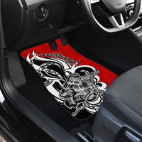 New Zealand Waitangi Day Car Mats Aotearoa Te Tiriti O Waitangi Kiwi Red Version LT01 - Polynesian Pride