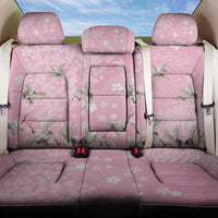 Cranes Sakura Floral Pink Pastel Back Car Seat Cover Hawaii Japan Culture - Polynesian Pride