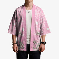 Cranes Sakura Floral Pink Pastel Kimono Hawaii Japan Culture - Polynesian Pride