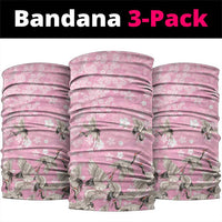 Cranes Sakura Floral Pink Pastel Neck Gaiter Hawaii Japan Culture - Polynesian Pride