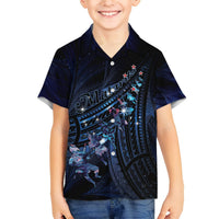 Personalised Matariki Paua Shell New Zealand Hawaiian Shirt Haka Dance At The Starry Night LT01 - Polynesian Pride