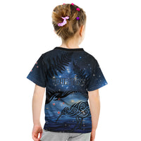 Personalised Matariki Kiwi Kid T Shirt Silver Fern LT01 - Polynesian Pride