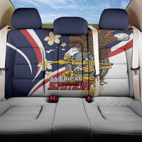 Personalized American Samoa Back Car Seat Cover Amerika Samoa Bald Eagle