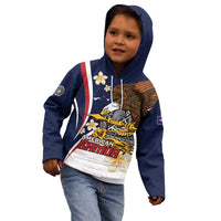 Personalized American Samoa Kid Hoodie Amerika Samoa Bald Eagle