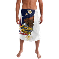 Personalized American Samoa Lavalava Amerika Samoa Bald Eagle
