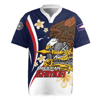 Personalized American Samoa Rugby Jersey Amerika Samoa Bald Eagle