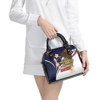 Personalized American Samoa Shoulder Handbag Amerika Samoa Bald Eagle