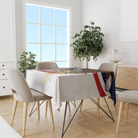 Personalized American Samoa Tablecloth Amerika Samoa Bald Eagle