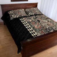 Hawaiian Quilt Quilt Bed Set Hibiscus Kakau Vintage Style LT01 - Polynesian Pride